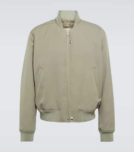 Jil Sander Wool gabardine bomber jacket 1