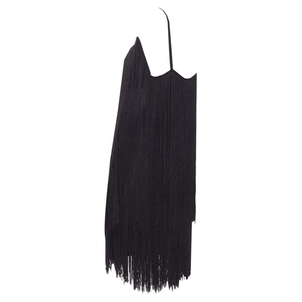 Raey Cocktail Tiered Fringe Flapper Dress 6