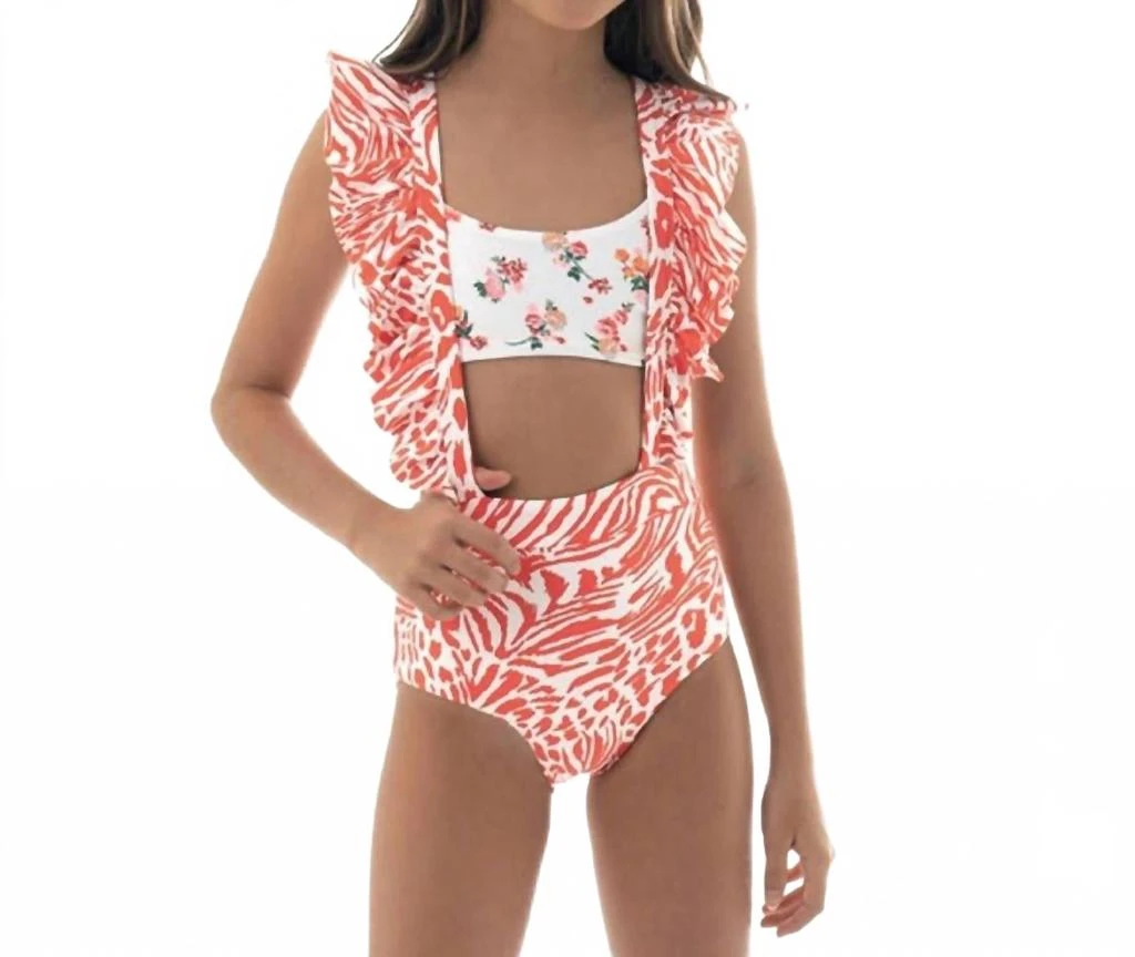 Maaji Kids
Begonia Jungle Bittersweet One Piece In Red