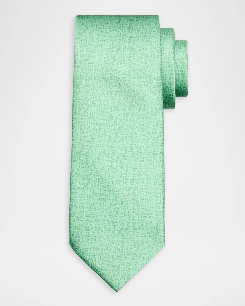 Stefano Ricci Men
s Tonal Linework Silk Tie
