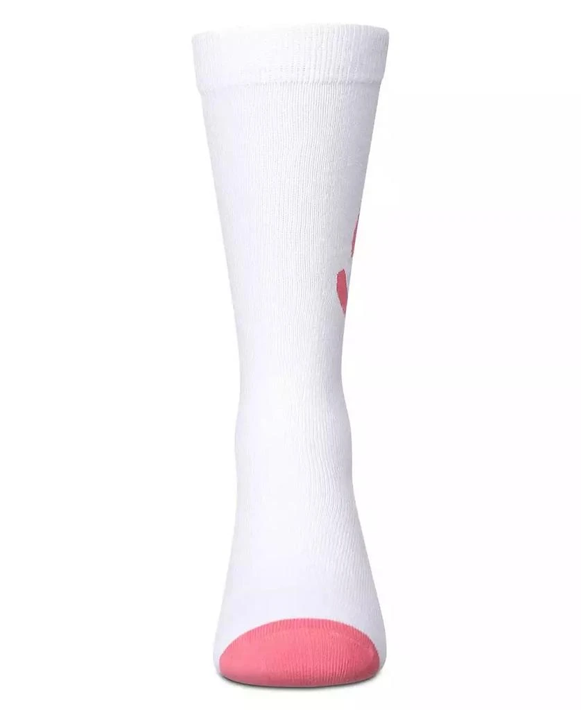 Memoi Big Girls Air Brush Winking Smiley Cotton Blend Knee High Sock 2