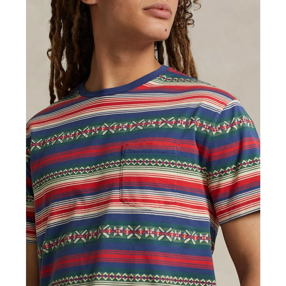 Polo Ralph Lauren Men's Classic Fit Striped Jacquard T-Shirt 3