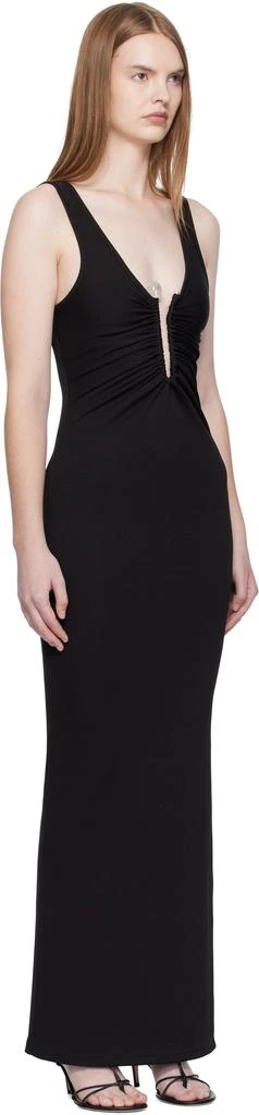 Christopher Esber Black Crystal Pin Tank Maxi Dress 2