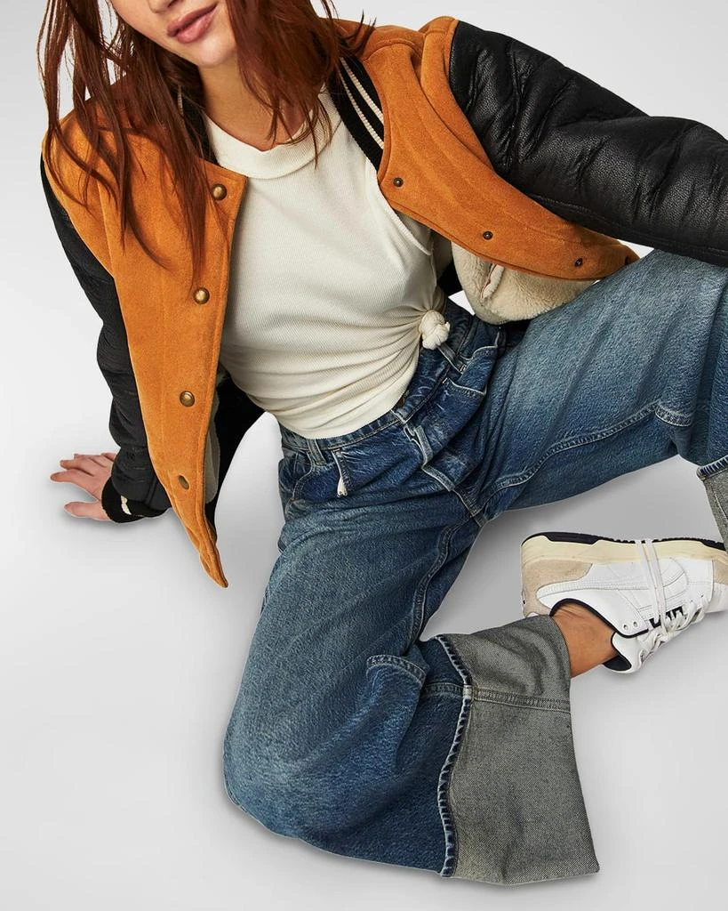 Free People We The Free Final Countdown Cuffed Low-Rise Jeans 6