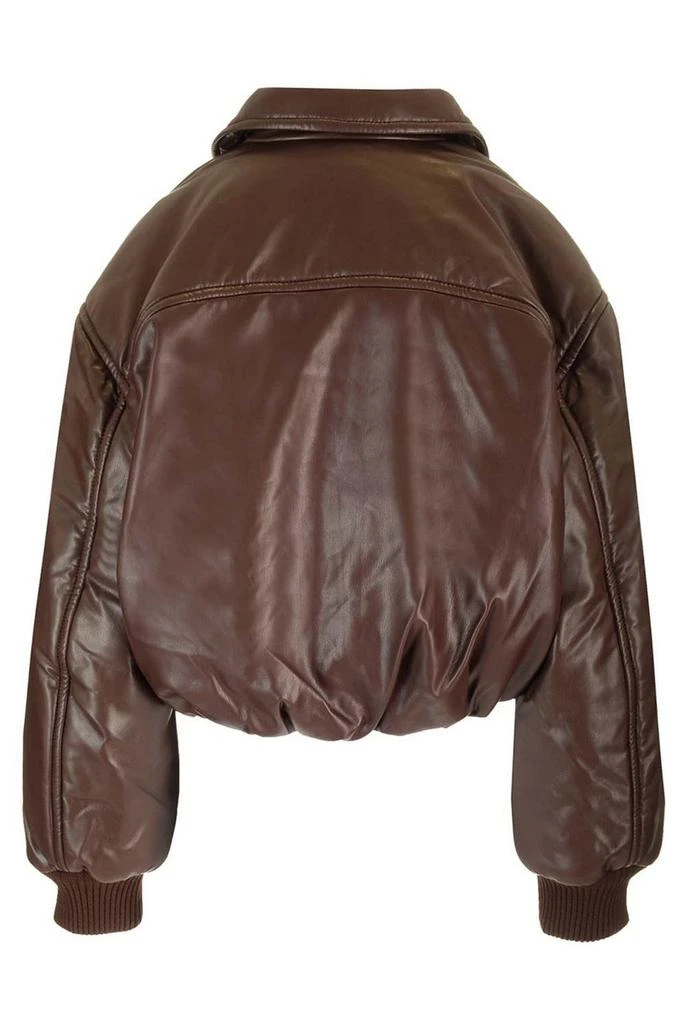 AGOLDE AGOLDE Zip-Up Cropped Bomber Jacket 2