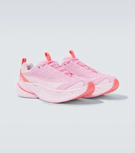 Hoka One One Elevon X leather and mesh sneakers 5