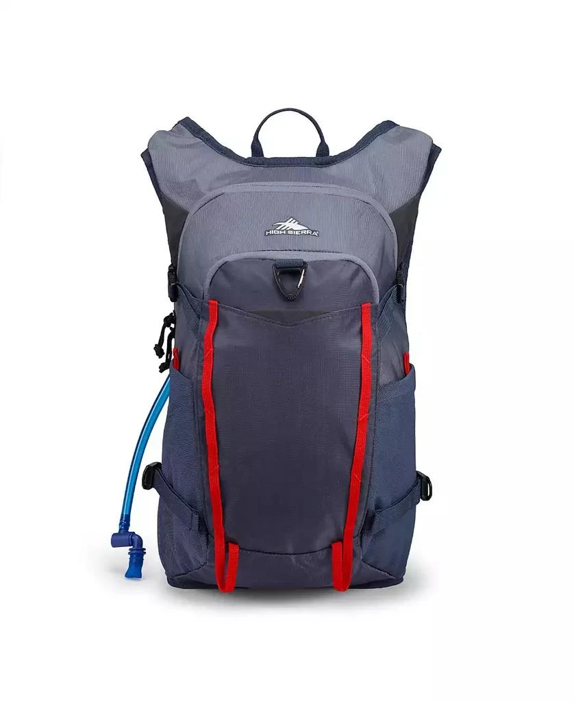 High Sierra Hydrahike 2.0 16L Hydration Water Backpack with Insulated Reservoir Pocket for Hiking, Running, Climbing, or Cycling, Gray 
Red 1