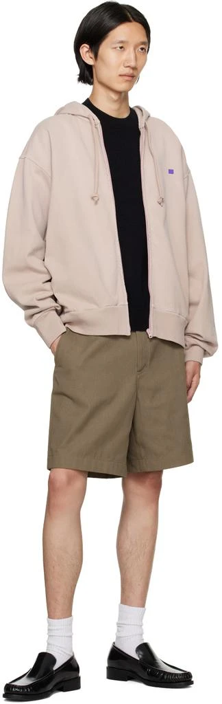 Acne Studios Beige Patch Hoodie 4
