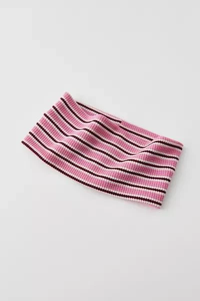 Urban Outfitters Textured Striped Wide Headwrap Headband 1