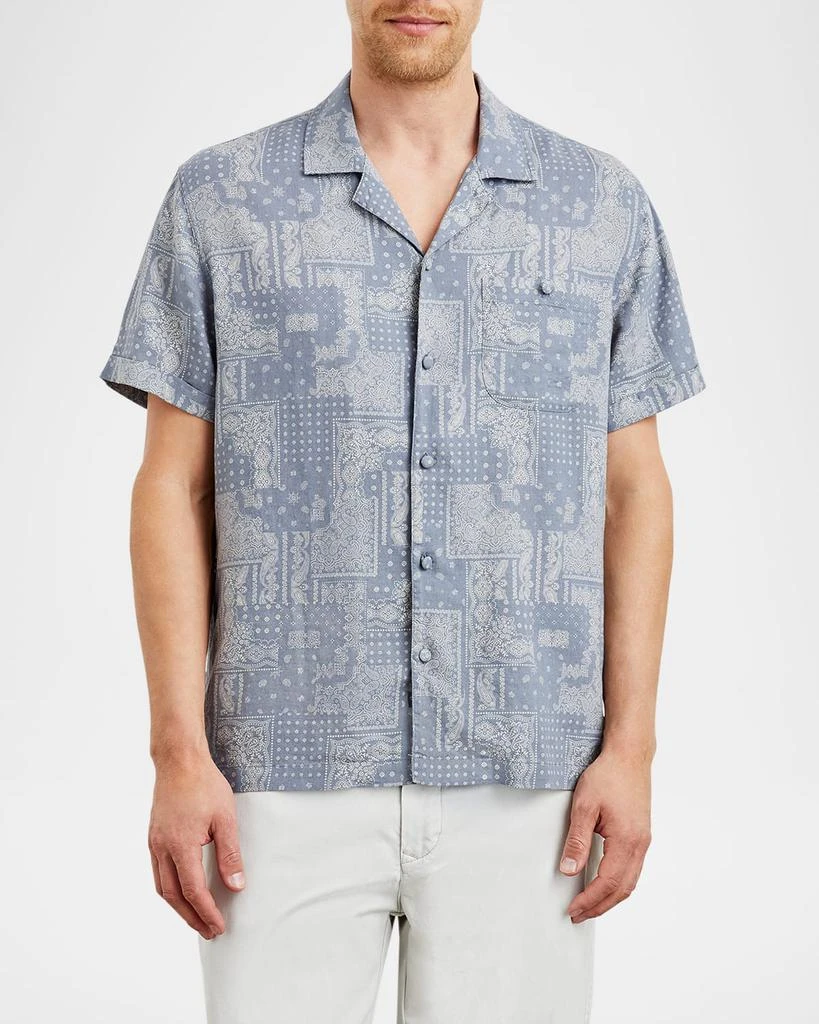 Rails Men's Ace Linen Camp Shirt 4