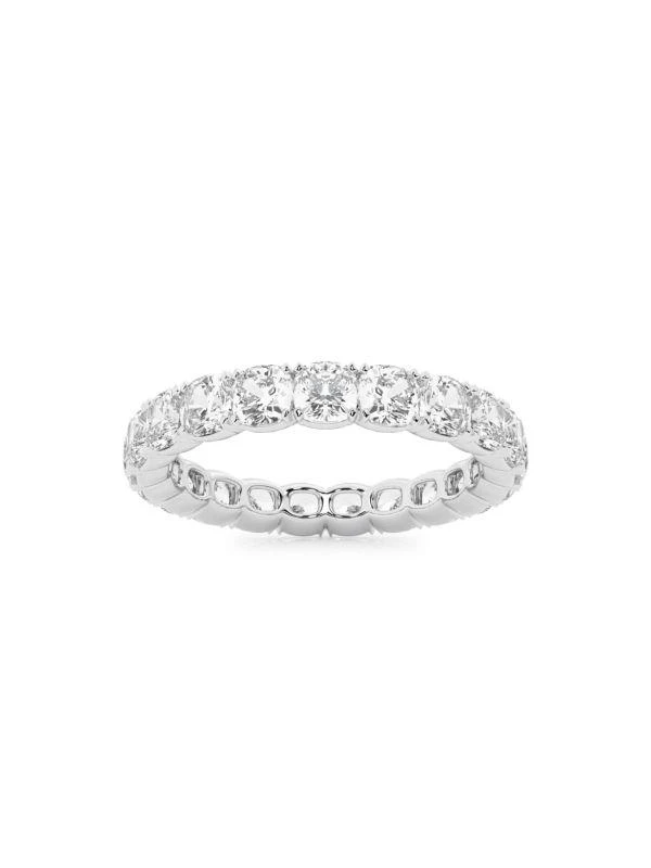Saks Fifth Avenue Build Your Own Collection Platinum 
Lab Grown Cushion Cut Diamond Eternity Band 1