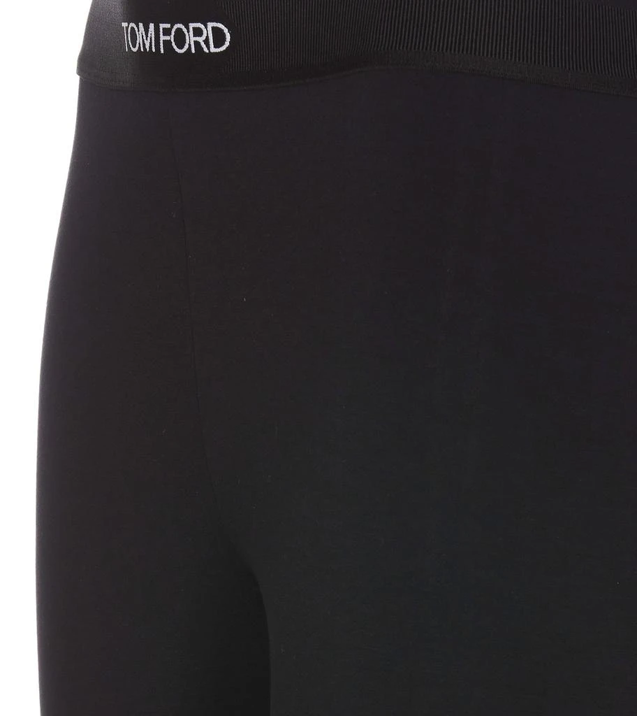 Tom Ford Tom Ford Logo-Waistband Stretched Cropped Leggings 3