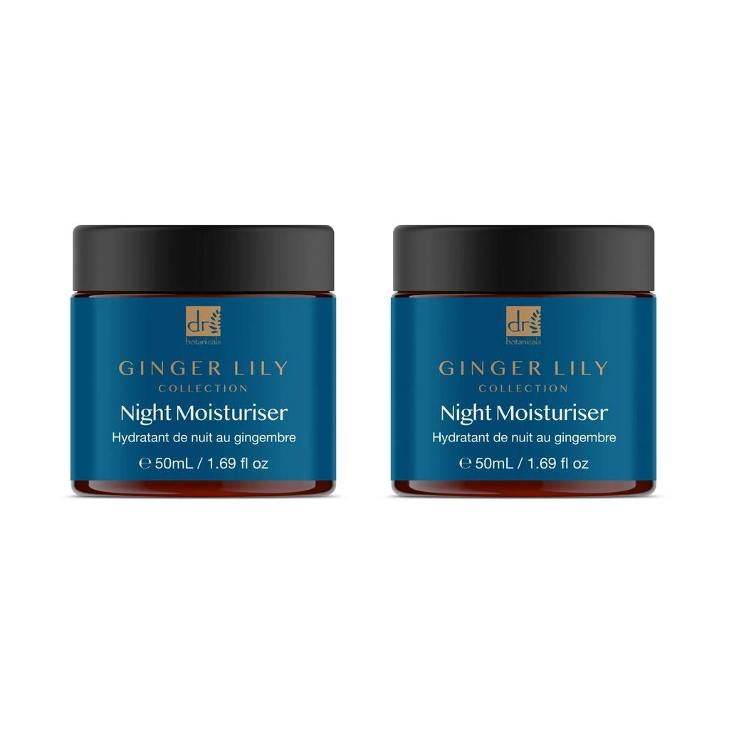 Dr. Botanicals Gingerlily Night Moisturizer 50ml Twin Value Savings Pack 1