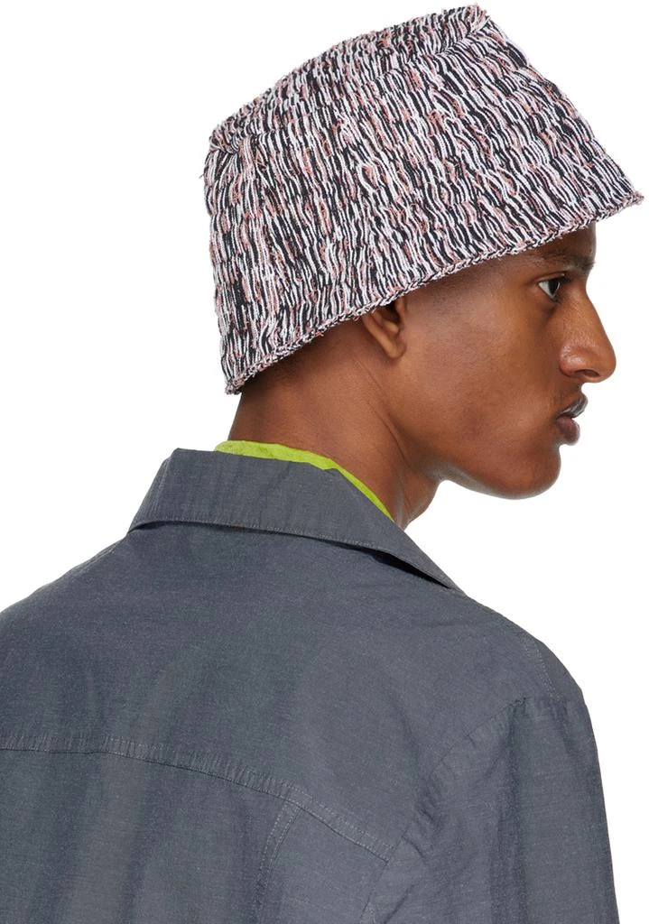 Eckhaus Latta Black & Orange Static Beach Hat 3