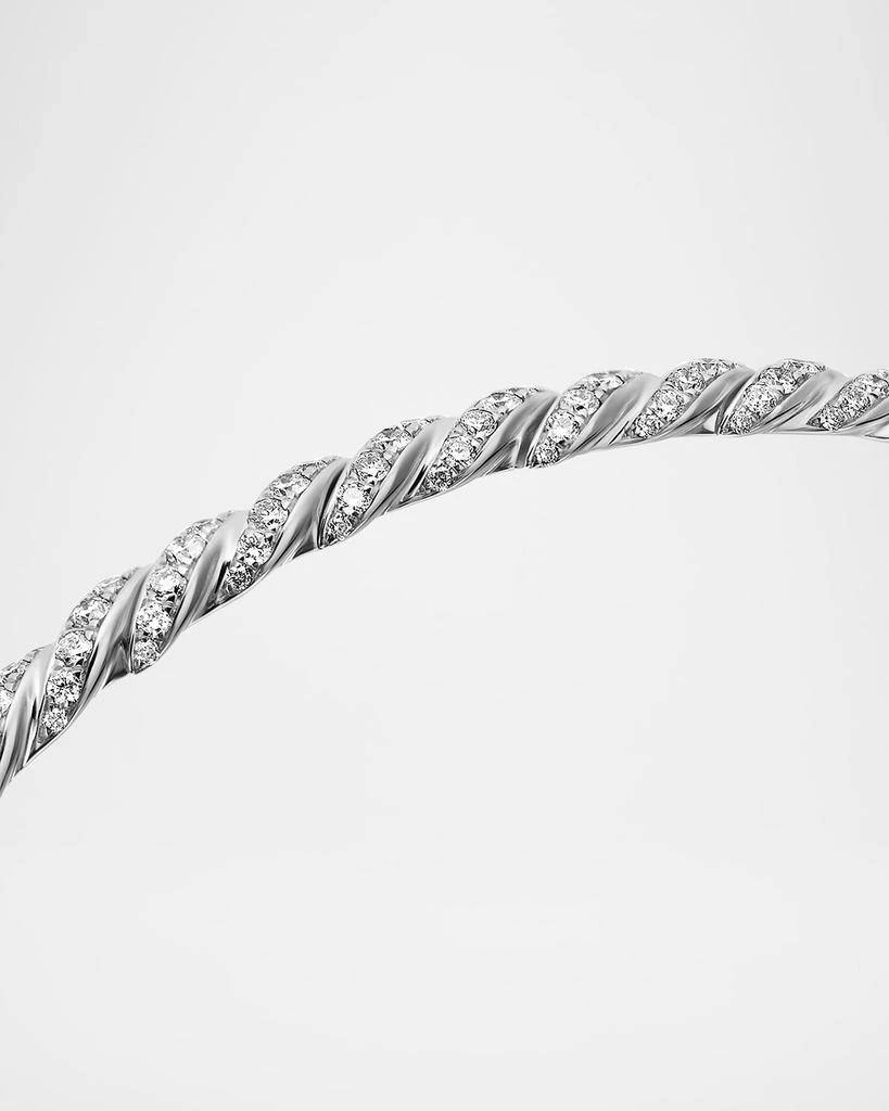 David Yurman Sculpted Cable Flex Bracelet in 18K White Gold, 3.5mm 5