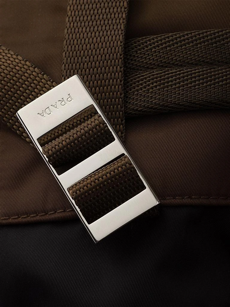 Prada Re-Nylon and Saffiano Leather Backpack 8