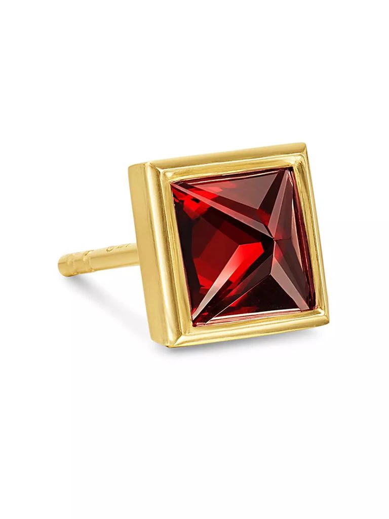 David Yurman Pyramid Stud Earring in 18K Yellow Gold 1