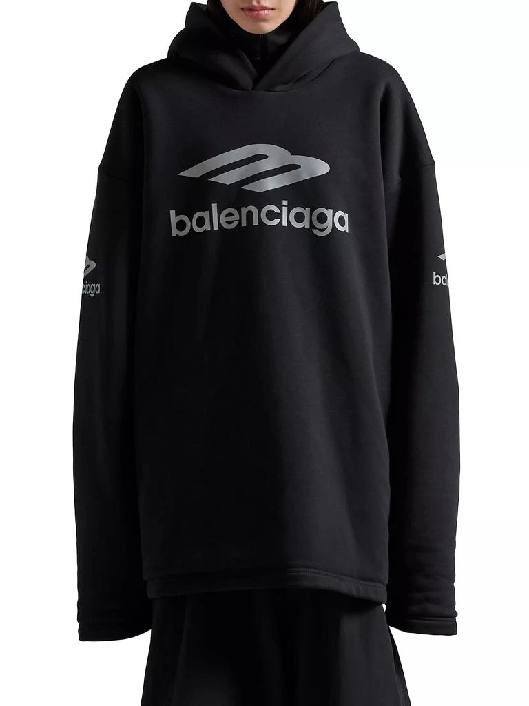 Balenciaga Skiwear - 3B Sports Icon Water Repellent Hoodie Oversized 6