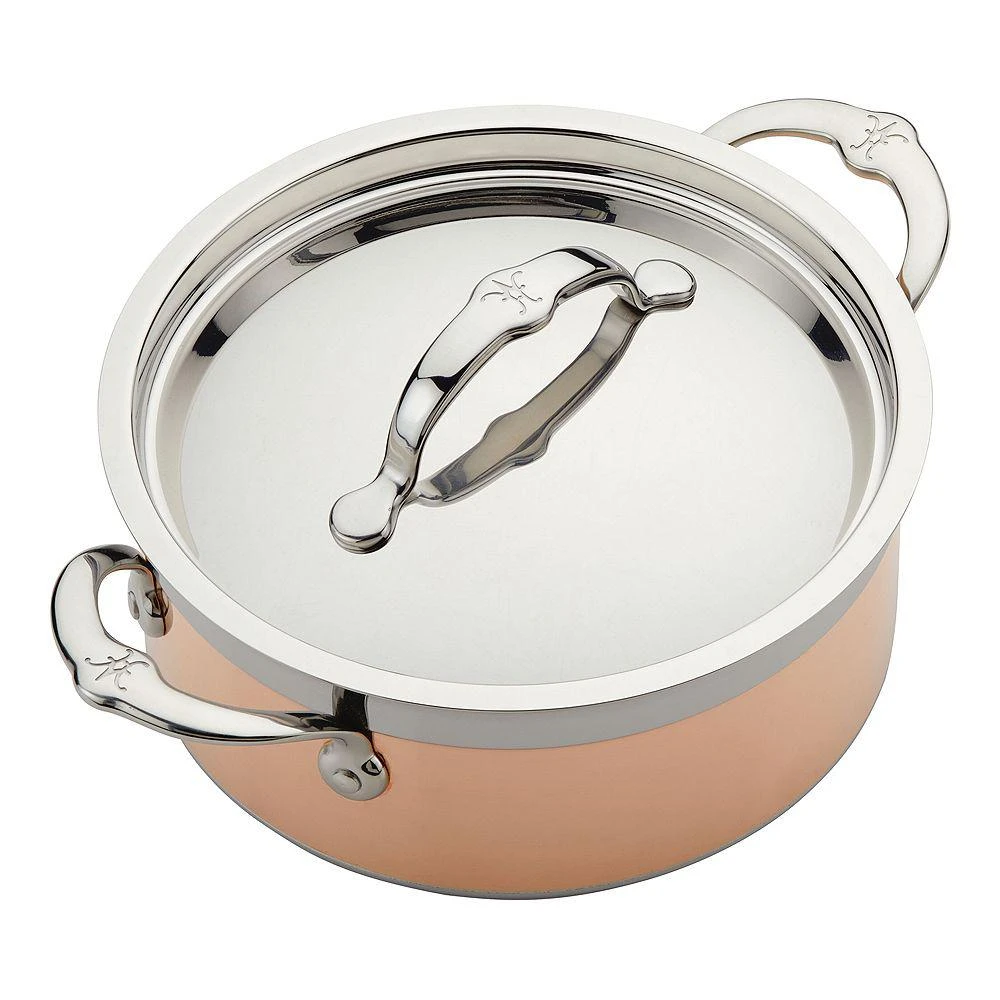 Hestan CopperBond® 3-Quart Induction Copper Soup Pot with Lid 3
