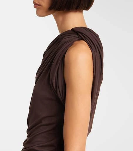 Rick Owens Draped knitted one-shoulder top 4
