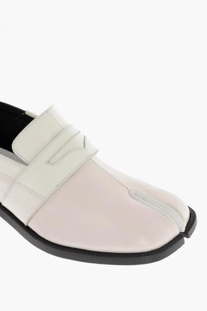 MAISON MARGIELA Maison Margiela MM22 Two Tone Leather Tabi Loafers 4