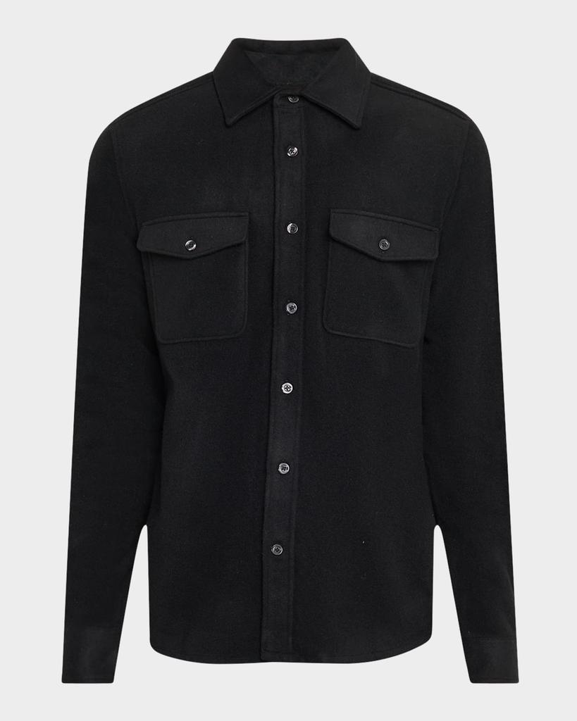 REISS Men's Demari 2-Pocket Overshirt