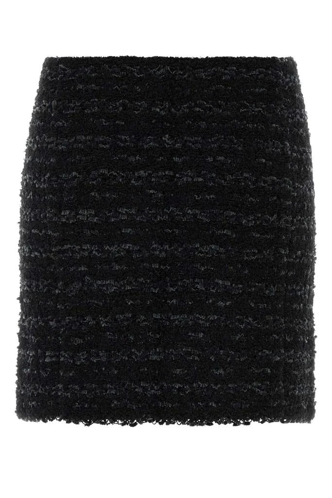 Balmain Balmain Short Zipped Tweed Skirt 2