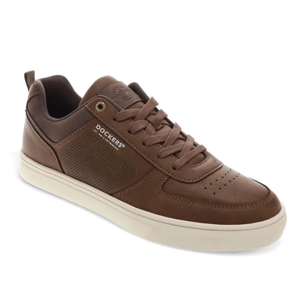 Dockers Mens Landon Synthetic Leather Casual Lace Up Sneaker Shoe 1
