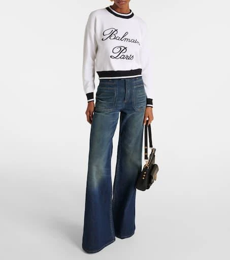 Balmain Balmain Signature embroidered sweater 2
