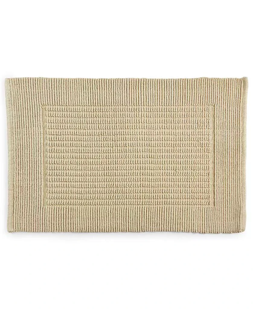 Hotel Collection Striped Woven Bath Rug, 18" x 26", Exclusively at Macy’s 1