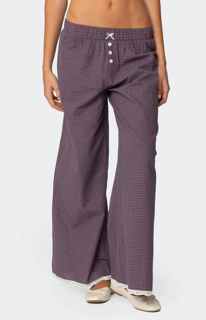 Edikted Dakota Plaid Pants 2