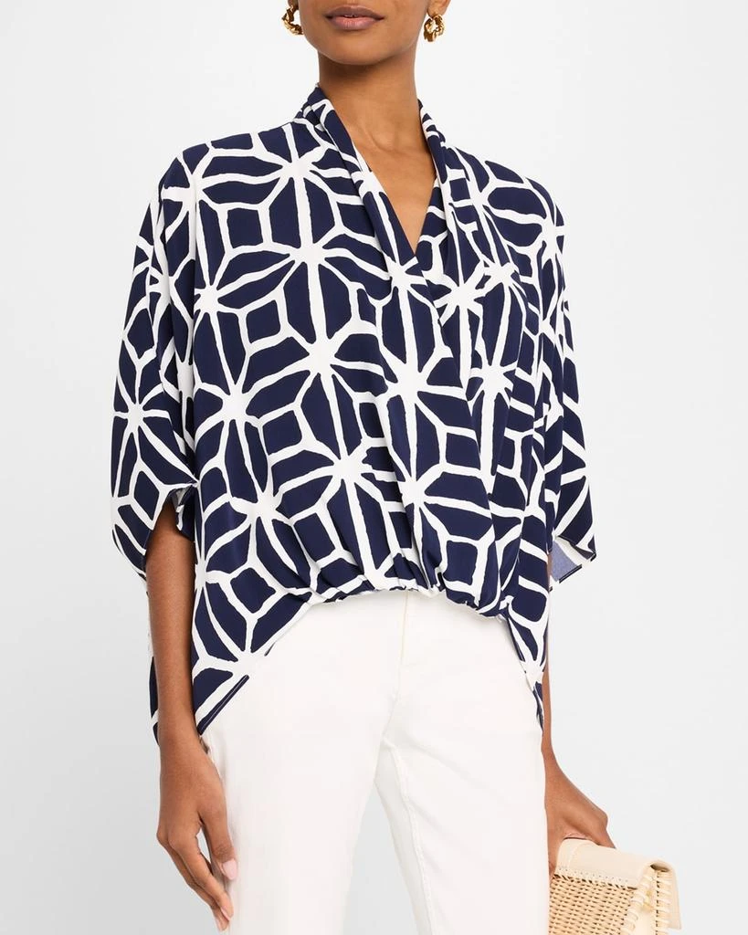 Trina Turk Concourse Draped Top 4
