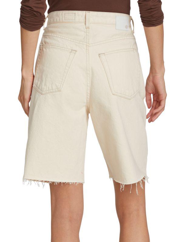 AG Jeans Kerah Denim Bermuda Shorts