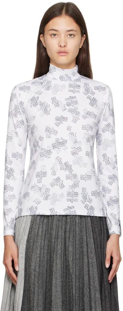 Rokh White Mask Turtleneck 1
