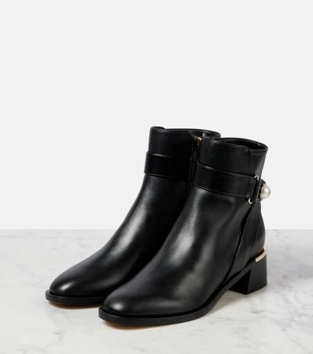 Jimmy Choo Noor 45 leather ankle boots 5
