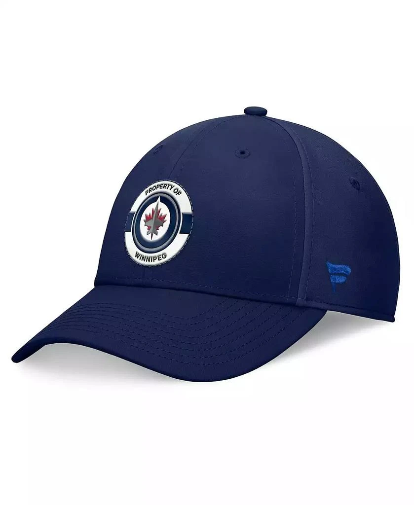 Fanatics Men's Navy Winnipeg Jets Authentic Pro Training Camp Flex Hat 1
