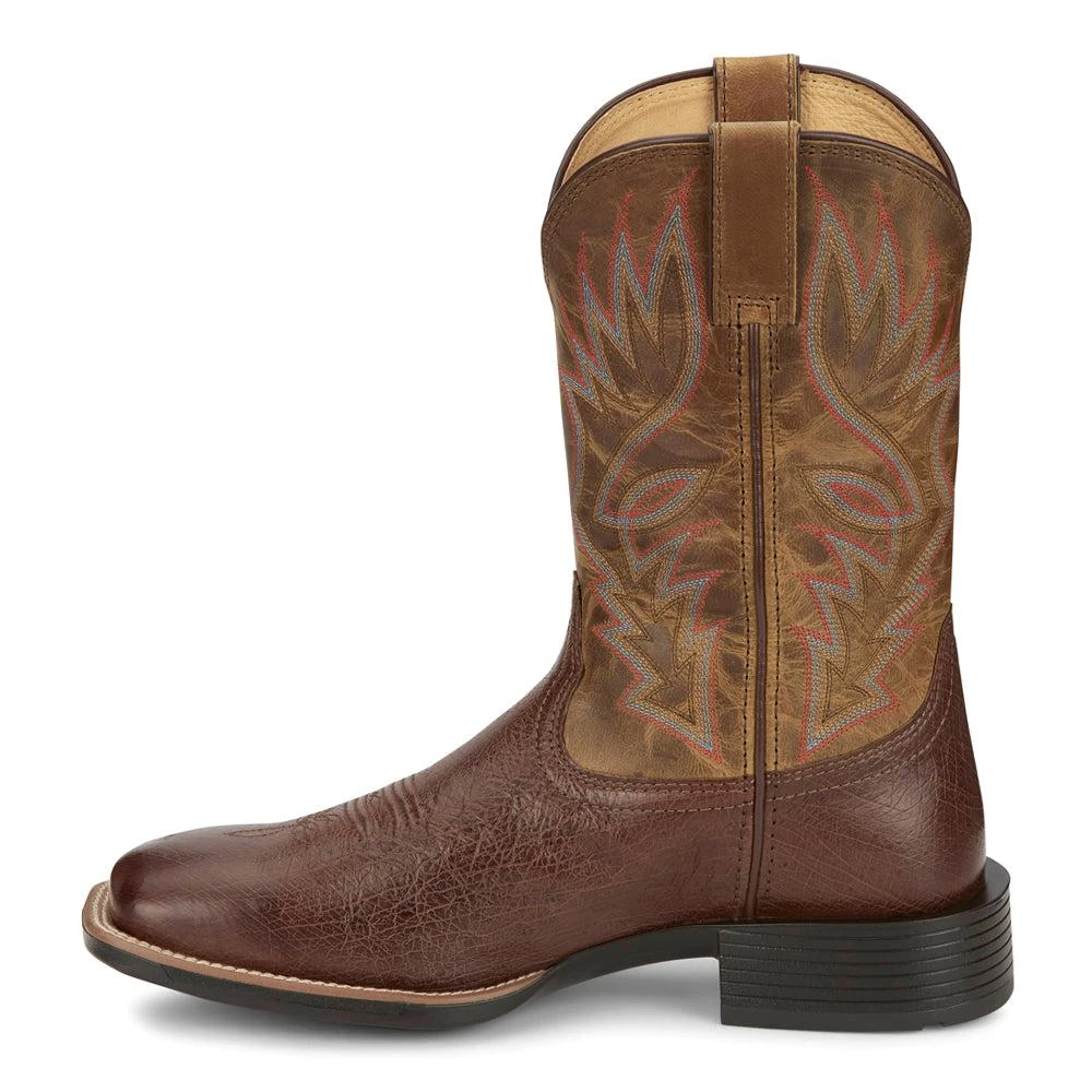 Justin Boots Conroe 11 Inch Wide Square Toe Cowboy Boots 3