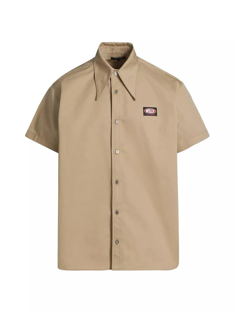 Willy Chavarria Pachuco Cotton-Blend Work Shirt 1