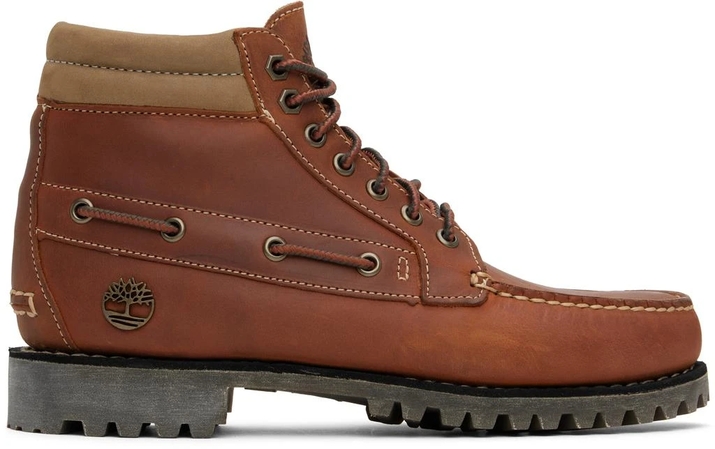 Timberland Tan Authentic Mid Lace-up Boots 1