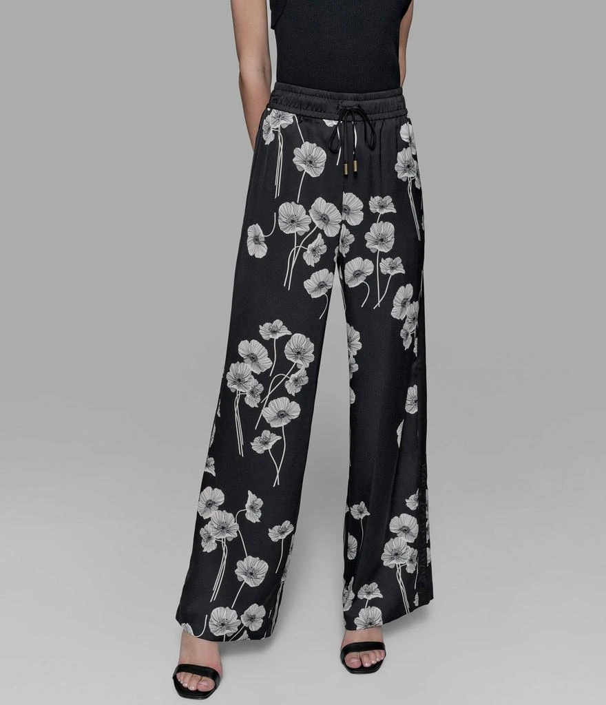 Karl Lagerfeld Paris SILKY WIDE LEG PANTS 3