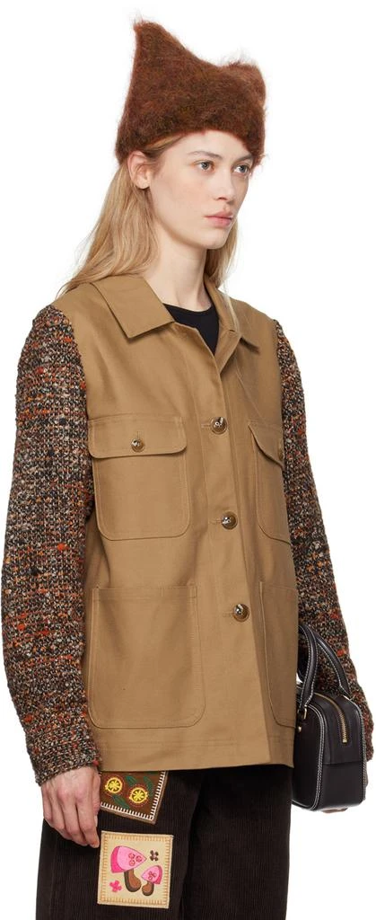 Anna Sui Tan Barn Jacket 2