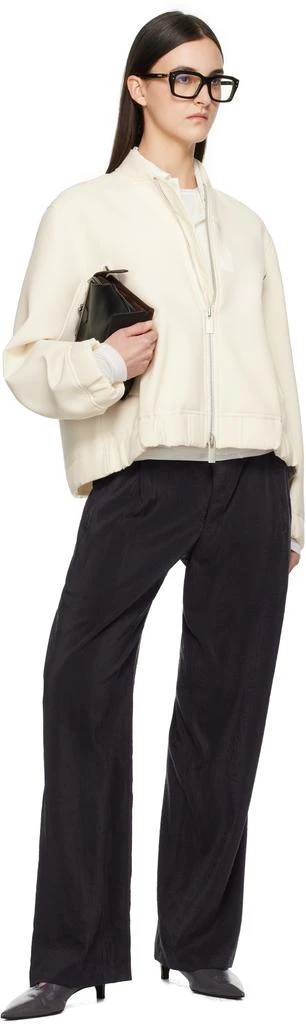 Sacai Off-White Suiting Bonding Bomber Jacket 4
