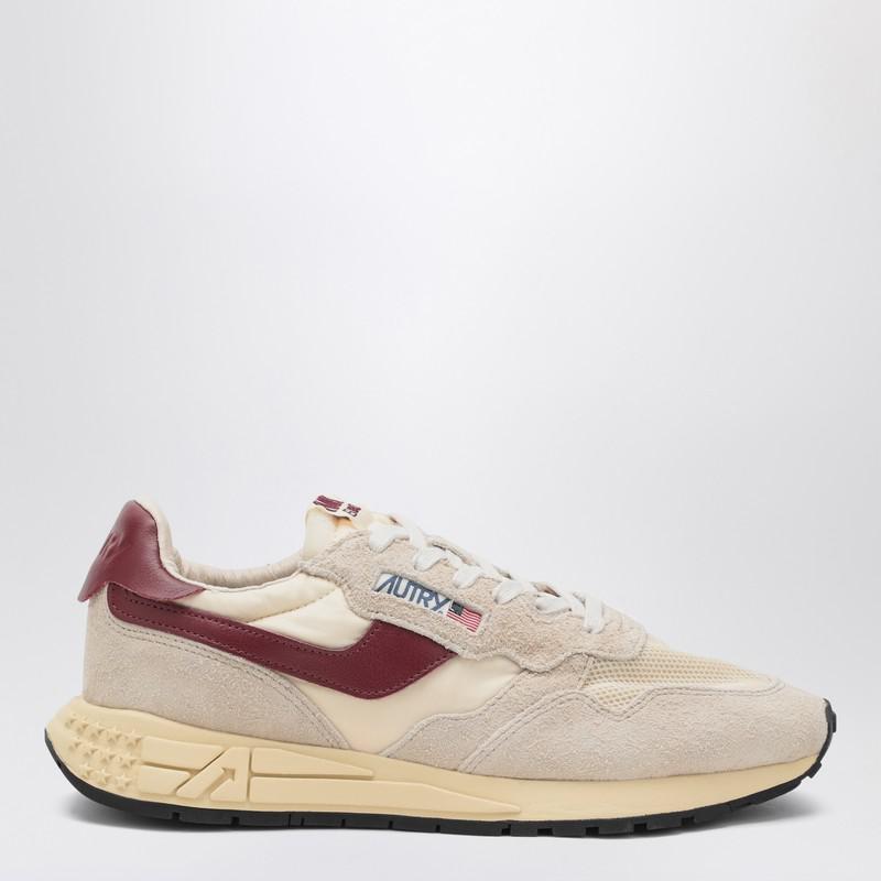 Autry Sneakers Reelwind Low ecrù/bordeaux