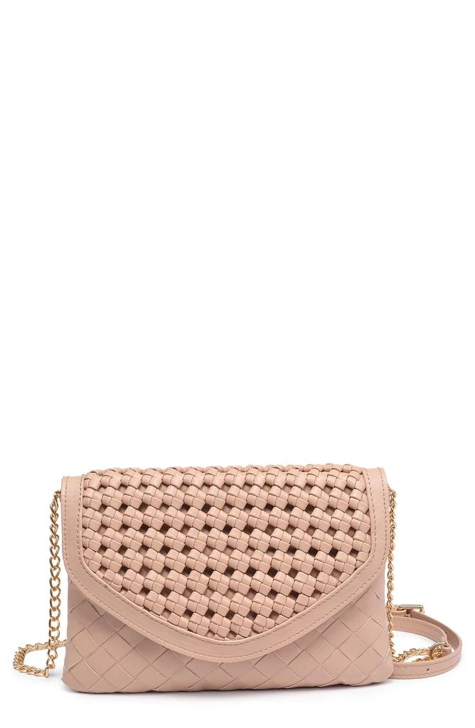 URBAN EXPRESSIONS HANDBAGS Woven Flap Crossbody Bag 1