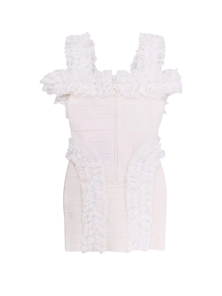 Self Portrait Christopher Kane Residency Knitted Dress With Ruffles 3