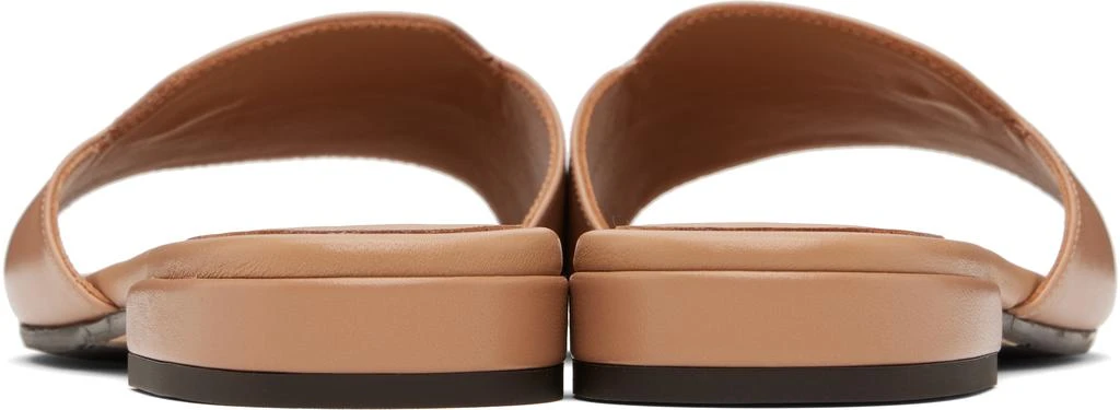 Jimmy Choo Brown Dina Flat Sandals 2