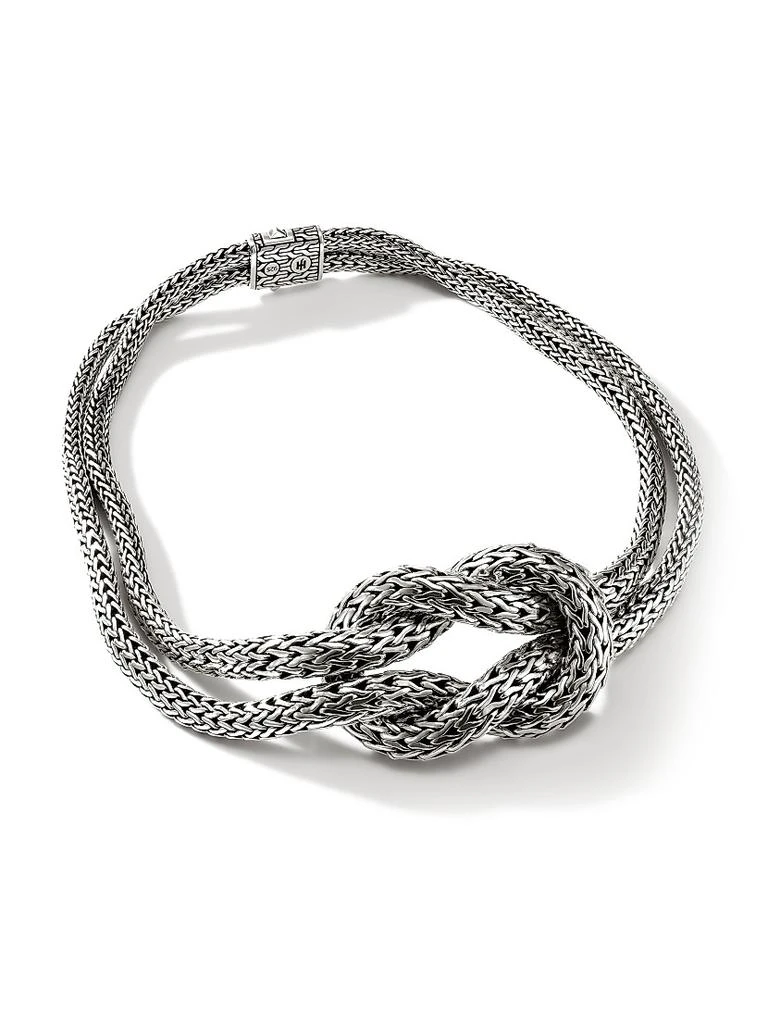 John Hardy Classic Chain Love Knot Sterling Silver Necklace 1