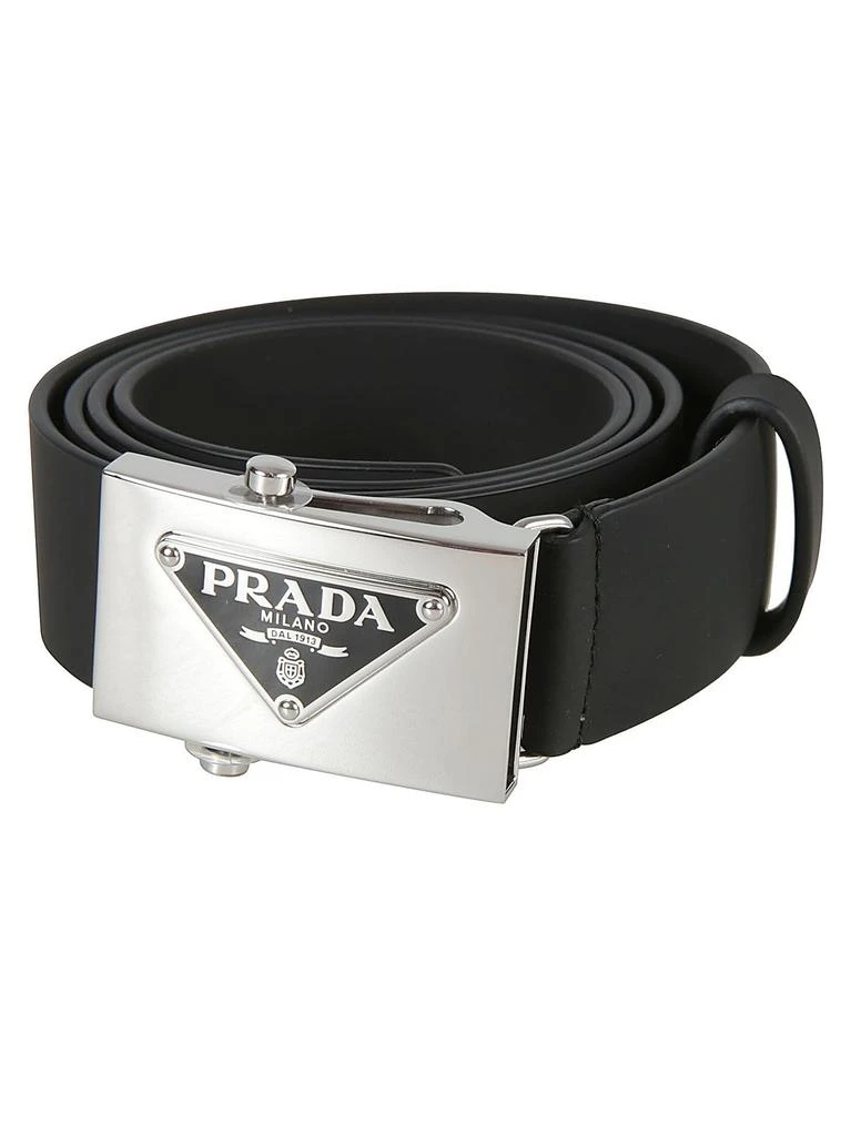 Prada Prada Logo Plaque Buckle Belt 2