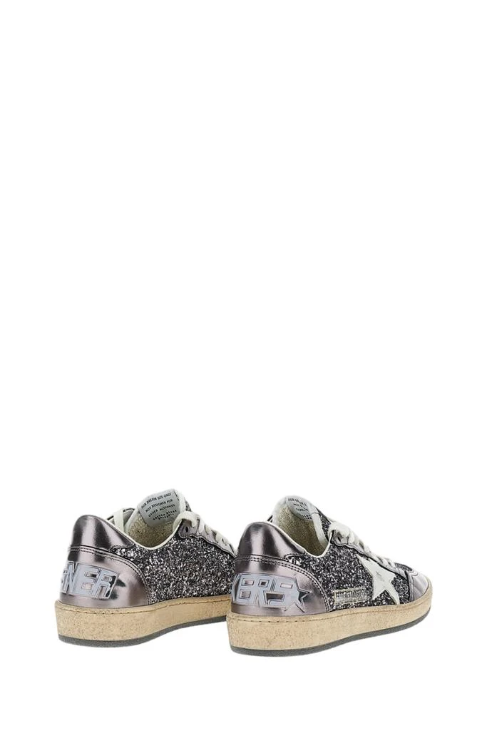 Golden Goose Ice Grey Ballstar Glitter Suede Sneaker 3