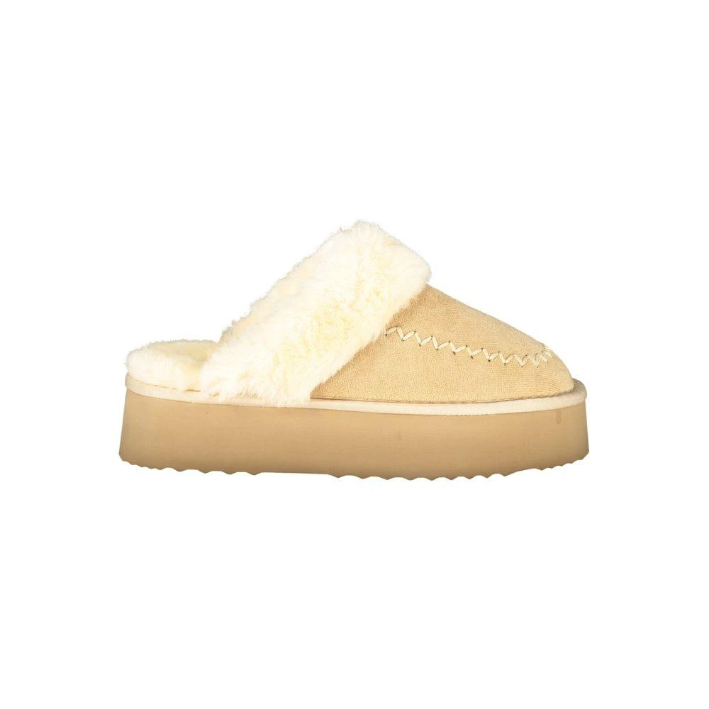 Laura Biagiotti Beige Polyester Women Sandal 1